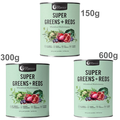 NUTRA ORGANICS | 有机超级绿红素 (Wholefood Multivitamin)