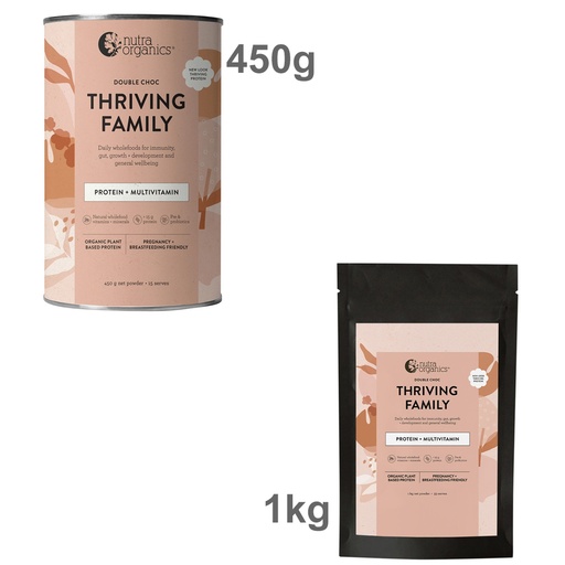NUTRA ORGANICS | 有機繁榮家庭蛋白 (Protein + Multivitamin) 雙重巧克力