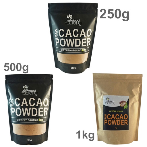 RAW FOOD FACTORY | Organic Raw Cacao Powder