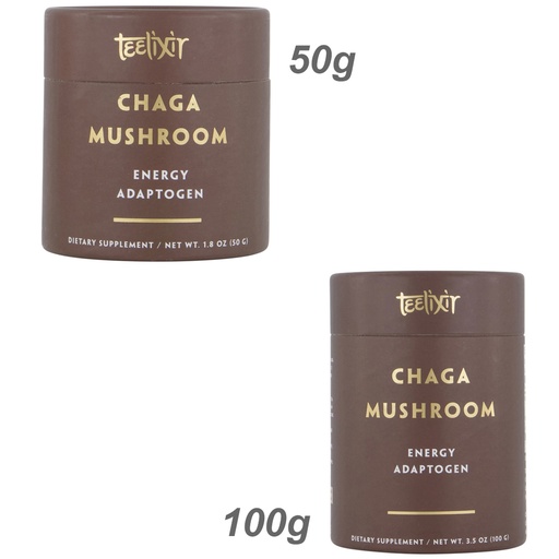 TEELIXIR | Organic Chaga Mushroom (Energy Adaptogen)