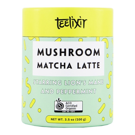 TEELIXIR | 有机蘑菇抹茶拿铁（含猴头菇与薄荷），100g