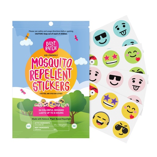 THE NATURAL PATCH CO. | BuzzPatch Organic Mosquito Repellent Stickers
