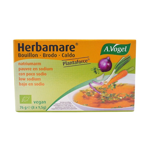 VOGEL | 有機Herbamare低鈉蔬菜高湯塊 - 8塊裝，每塊9.5克
