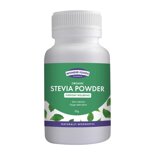 WONDER FOODS | Organic Stevia Powder 25g