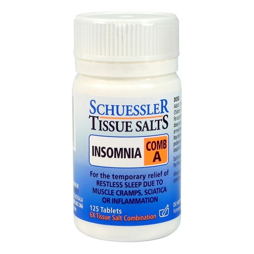 MARTIN & PLEASANCE | Schuessler Tissue Salts Comb A (Insomnia) 125t