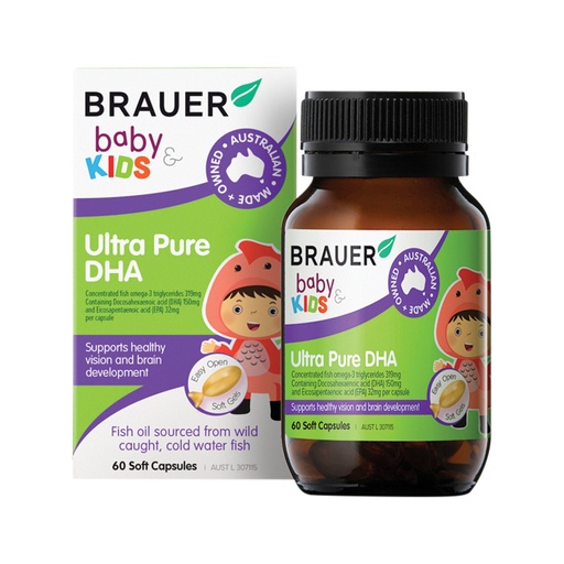 BRAUER | Baby & Kids Ultra Pure DHA 60c