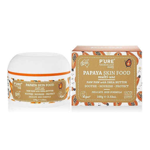 P'URE PAPAYACARE | Baby Papaya Skin Food Multi-Use (Paw Paw with Shea Butter) 100g