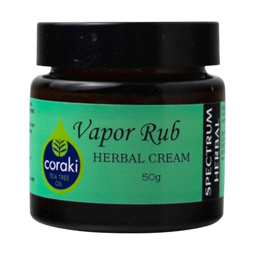 SPECTRUM HERBAL | Herbal Cream Vapor Rub with Coraki Tea Tree Oil 50g