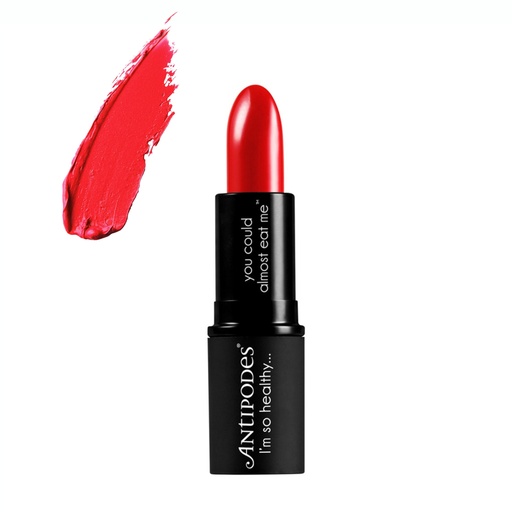 ANTIPODES | Moisture-Boost Natural Lipstick Forest Berry Red 4g