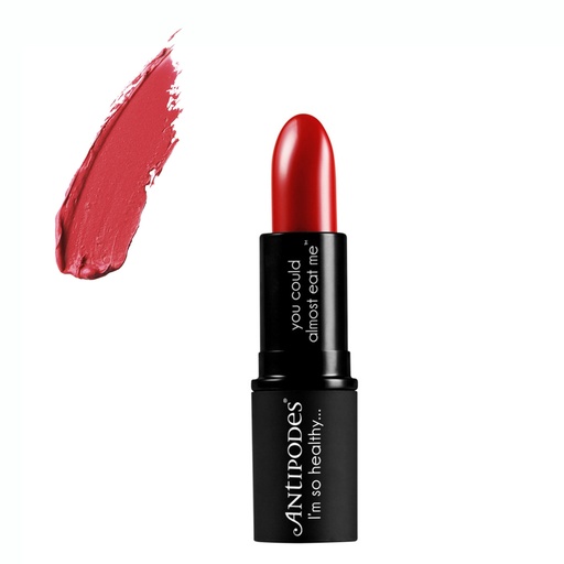 ANTIPODES | Moisture-Boost Natural Lipstick Ruby Bay Rouge 4g
