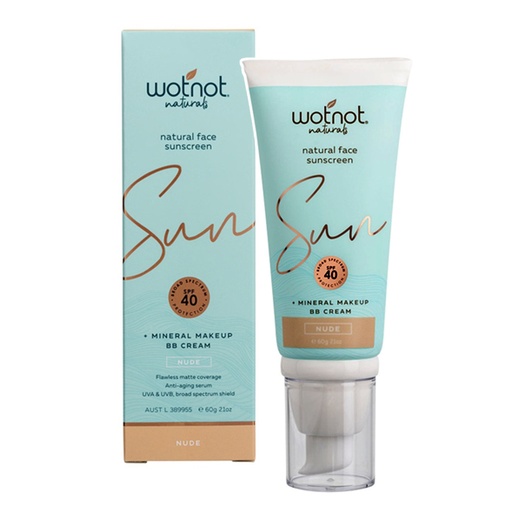 WOTNOT NATURALS | 天然防曬礦物BB霜 SPF40（裸色）60g