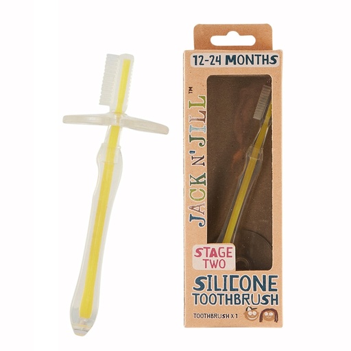 JACK N' JILL | Silicone Toothbrush Stage Two (12-24 Months)