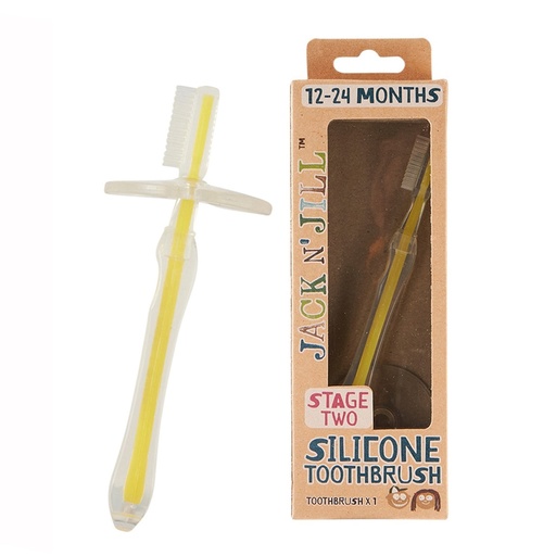 JACK N' JILL | Silicone Tooth & Gum Brush Stage Three (2-5 years)