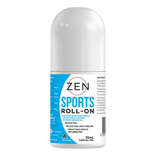 ZEN THERAPEUTICS | 運動專用（治療性按摩搽劑）滾珠瓶 75毫升