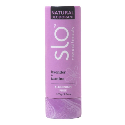 SLO NATURAL BEAUTY | Natural Deodorant Stick Lavender + Jasmine 55g