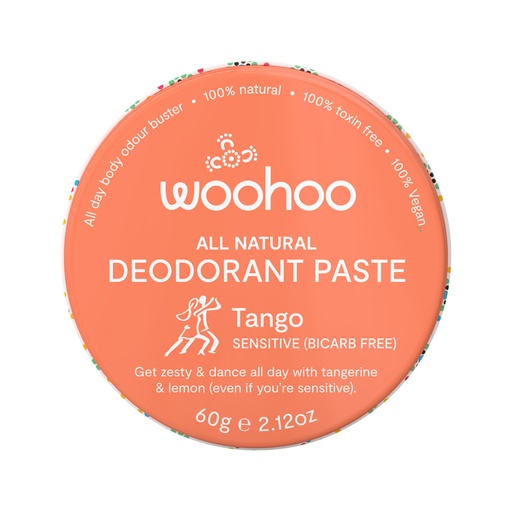 WOOHOO | Deodorant Paste Tango (Sensitive Bicarb Free) Tin 60g