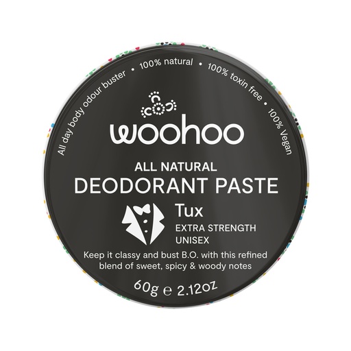 WOOHOO | Deodorant Paste Tux (Extra Strength) Tin 60g