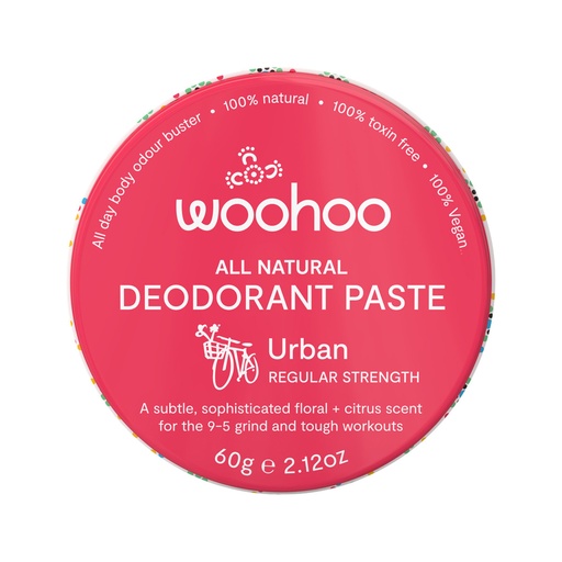 WOOHOO | Deodorant Paste Urban (Regular Strength) Tin 60g