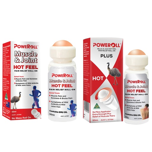 POWEROLL | 舒緩疼痛加強型精油 (熱感) 滾珠 50ml