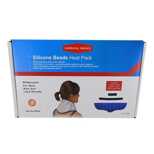SURGICAL BASICS | Heat Pack Silicon Beads 60x16cm Multi Purpose with Hook & Loop Closure