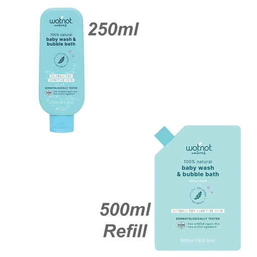 WOTNOT NATURALS | 100% Natural Baby Wash & Bubble Bath