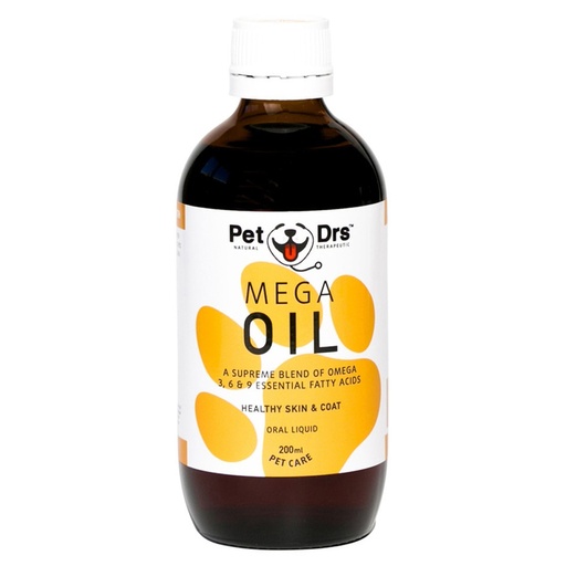 PET DRS | Mega Oil（Omega 3,6 和 9）口服液 200 克