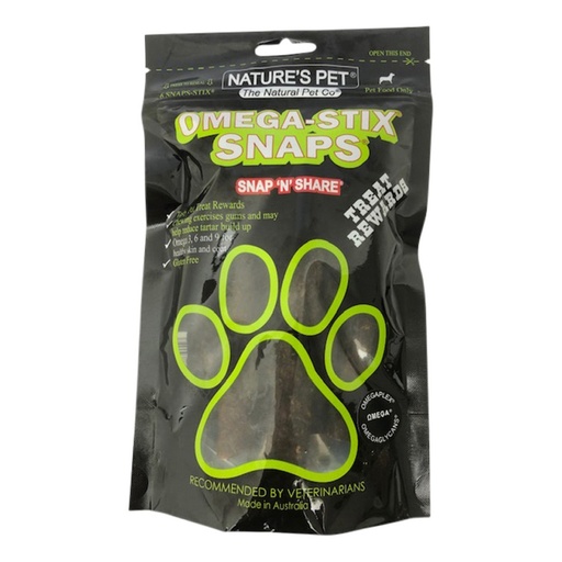 NATURE'S PET | Omega-Stix Snaps x 6 Pack
