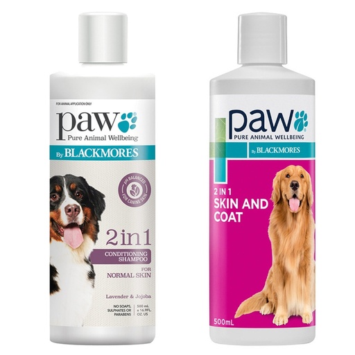 PAW BY BLACKMORES | 2In1 Skin and Coat (Conditioning Shampoo) 500ml