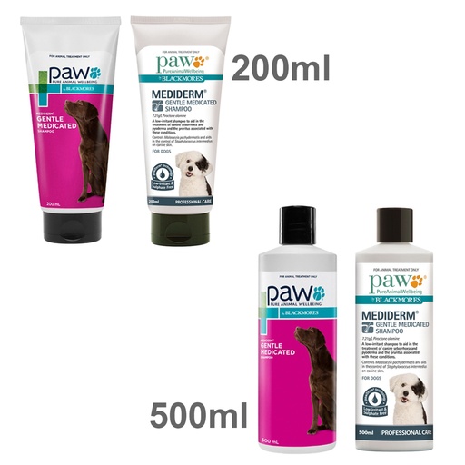 PAW BY BLACKMORES | MediDerm Gentle Medicated Shampoo - For Dogs