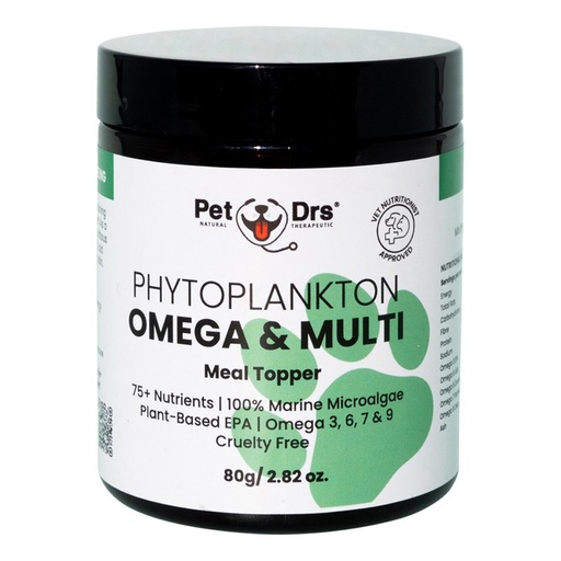 PET DRS | 浮游植物 Omega 和多餐配料 80 克