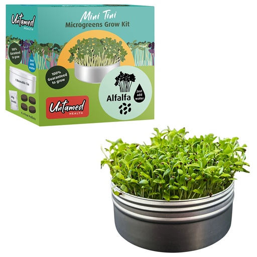 UNTAMED HEALTH | Mini Tini Microgreens Grow Kit Alfalfa