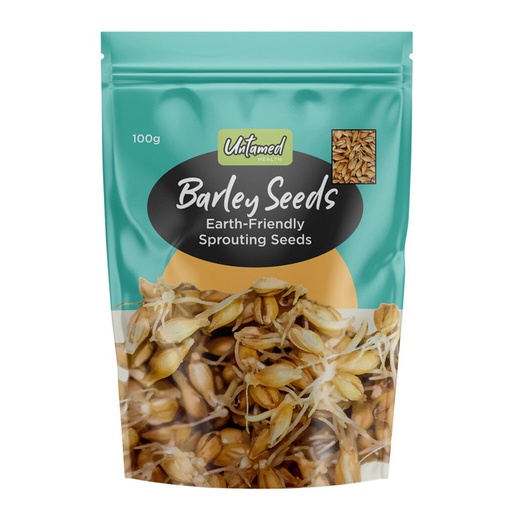 UNTAMED HEALTH | Organically Grown Sprouting Seeds Barley 100g