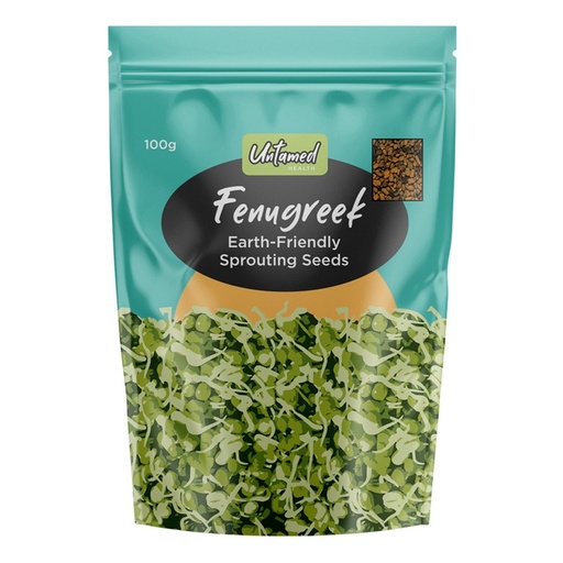 UNTAMED HEALTH | Organically Grown Sprouting Seeds Fenugreek 100g