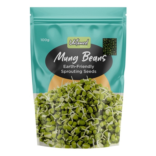 UNTAMED HEALTH | Organically Grown Sprouting Seeds Mung Beans 100g