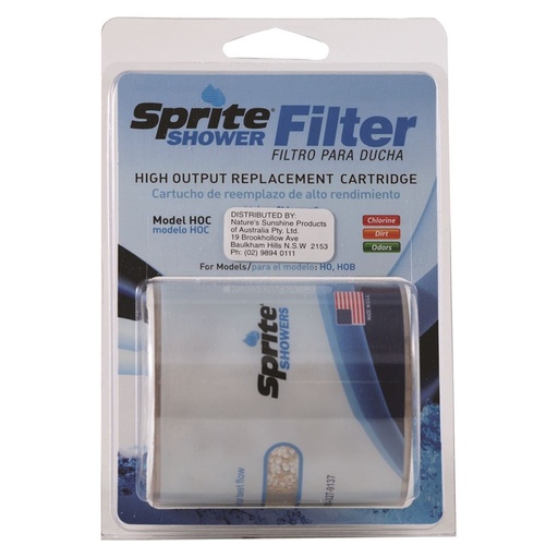 NATURE'S SUNSHINE | Sprite Shower Filter Replacement (High Output) Cartridge