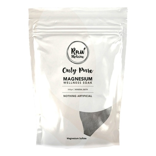 RAW MEDICINE | 鎂元素舒緩浴鹽 純淨配方 500克