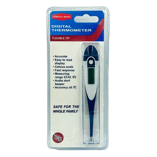 SURGICAL BASICS | Digital Thermometer (32 - 42 degrees) with Flexible Tip