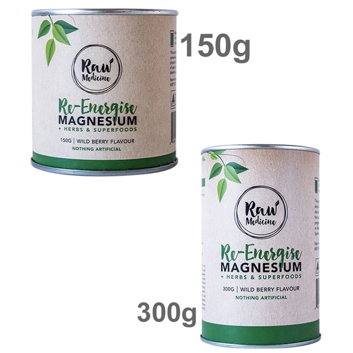 RAW MEDICINE | 能量补充镁+草本超级食品（野莓风味）