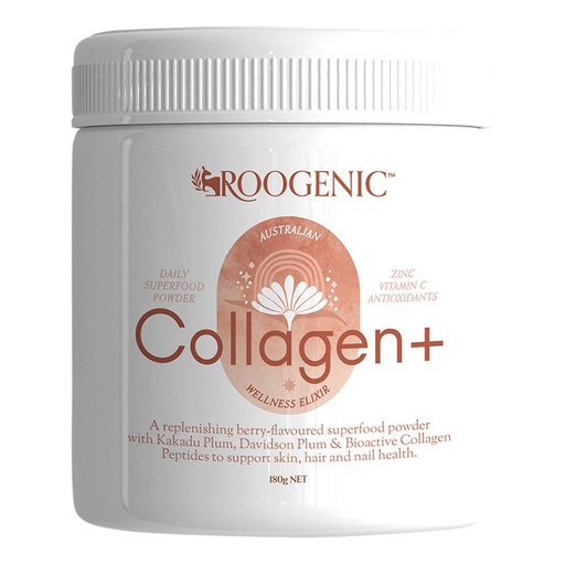 ROOGENIC AUSTRALIAN | Wellness Elixir Daily Superfood Powder Collagen+ 180g
