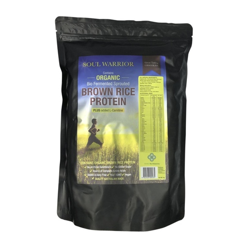 WISE NUTRIENTS SOUL WARRIOR | 有机糙米蛋白巧克力加左旋肉碱 1kg