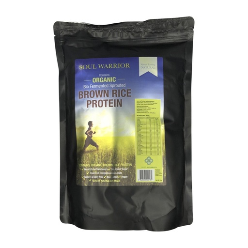 WISE NUTRIENTS SOUL WARRIOR | 有机糙米蛋白天然口味 1kg