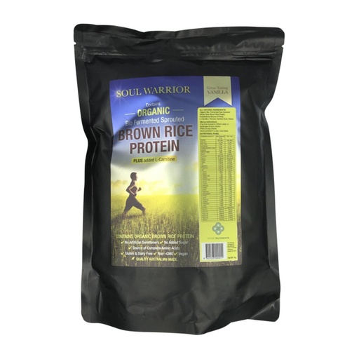 WISE NUTRIENTS SOUL WARRIOR | 有机糙米蛋白香草加左旋肉碱 1kg