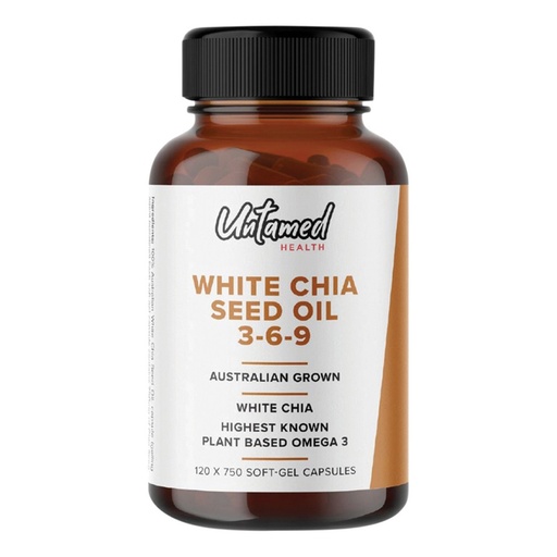 UNTAMED HEALTH | 白奇亞籽油膠囊(3-6-9配方) 120粒