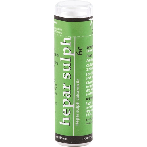 OWEN HOMOEOPATHICS | Hepar Sulph 6C 120 pilules