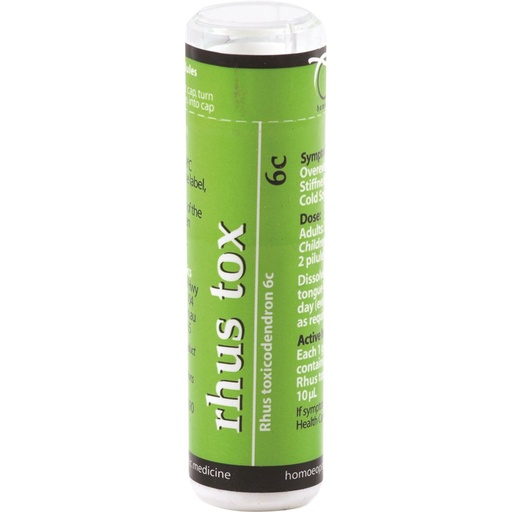 OWEN HOMOEOPATHICS | Rhus Tox 6C 120 pilules
