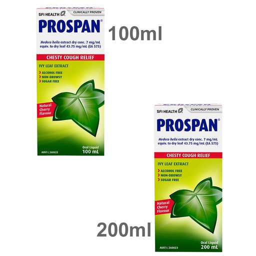 SFI HEALTH | Prospan Chesty Cough Relief Cherry Flavour Oral Liquid