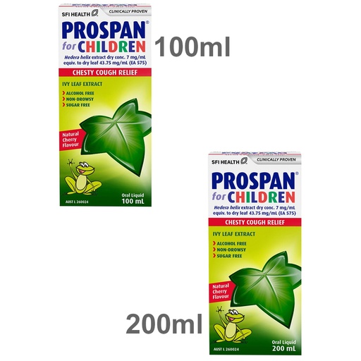 SFI HEALTH | Prospan For Children Chesty Cough Relief Cherry Flavour Oral Liquid