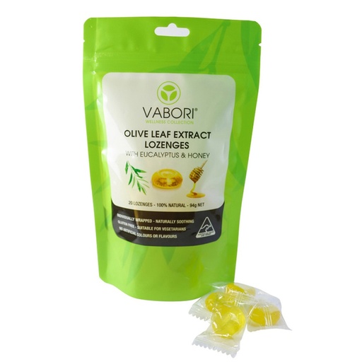 VABORI | 橄榄叶萃取喉糖（尤加利&蜂蜜配方）20粒装