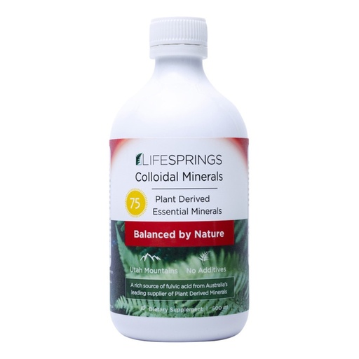 LIFESPRINGS | 胶体矿物质（75种植物源必需矿物质）500ml