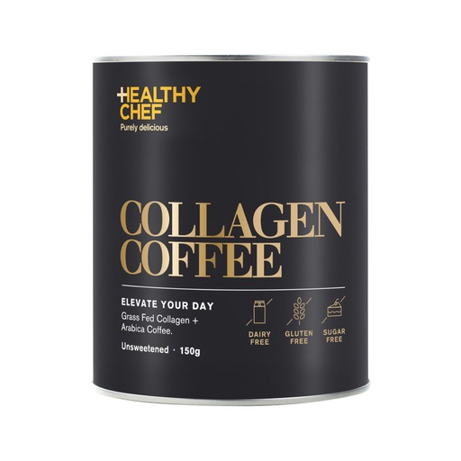THE HEALTHY CHEF | 膠原蛋白咖啡（草飼膠原蛋白 + 阿拉比卡咖啡）無糖，150g